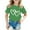Green, variant on Cute Girl Clothes Short Sleeve T Shirt Top Round Neck, Girls Graphic Tees Size 10-12 Teen Clothes Girls Trendy