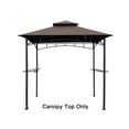 thumbnail image 2 of APEX GARDEN Replacement Canopy Top for Model #A103000100 Style Selections 5-ft x 8-ft Steel Grill Gazebo, 2 of 4
