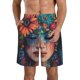 thumbnail image 1 of Fotbe Bohemian Colorful Flower Woman Trajes de Baño Estampados para Hombre, Shorts de Verano de Secado Rápido, Ropa de Playa, Bañadores-3X-Large, 1 of 6