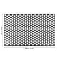 thumbnail image 2 of Auto Rear Tail Light Lamp Stickers Honeycomb Type Decal Carbon Fiber Style Black 48 x 30cm, 2 of 6