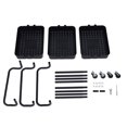 thumbnail image 5 of Veryke 3-Tier Utility Mobile Storage Cart, Unit Organizer with 4 Wheels - Matte Black, 5 of 8