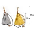 thumbnail image 5 of Bolsa de golosinas para perros, bolsa de entrenamiento para perros, bolsas de golosinas para perros con cordón y gancho, bolsa impermeable para comida para perros, gris, 5 of 5