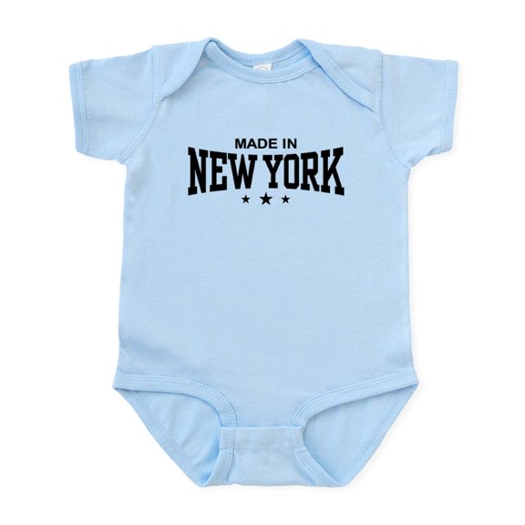 CafePress - Made In New York Infant Bodysuit - Baby Light Bodysuit, Size Newborn - 24 Months