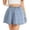 Light Blue, variant on Women's Denim Mini Skirt Casual Stretchy Summer A-Line Flared Tiered Jean Skirts for Women with Pockets