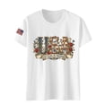 thumbnail image 4 of MEICHEN 250th Anniversary USA Shirt Short Sleeve Round Neck T Shirt Fashion Casual Blouse Top Summer Clothing, 4 of 4