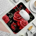 thumbnail image 2 of Rose Square Desk Mat Mousepad, 8.3x9.8 Inch Non-Slip Rubber Bottom, Printed Gaming Mousepad for Office and Gaming, 2 of 6