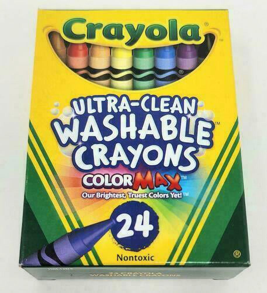 Crayola Ultra Clean Washable Crayons - 1 Pack of 6 Piece