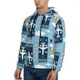 thumbnail image 3 of Salouo Airplanes and Aviation Signs Pattern Men's Fall Hoodie Sweatshirt,Sport Hoodie with Pockets for Men Pullover Casual Hooded Sweatshirt-3X-Large, 3 of 7