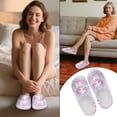 thumbnail image 7 of Psesaysky Cute Axolotl Print House Slippers for Woman with Arch Support Comfortable Cotton Indoor Slippers Slip on Closed Toe Home Shoes, Size 10.5-11.5, 7 of 7