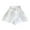 White, variant on Tungbrin Toddler Girls Cotton Linen Shorts Summer Casual Drawstring Elastic Waist Wide Leg Shorts Cute Solid Color Shorts