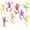 B004- Style D, variant on Halloween Party Decorations, Halloween Skeleton Decorations, Glitter Letters, 6X72 In, Multicolor, Halloween, Halloween Web, Party Venue Hanging, Ceiling Wall Display, 1 Set