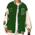 thumbnail image 2 of Sudadera Bomber Shendy Vendy Para Hombre Estilo Universitario Beisbolera, 2 of 5