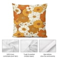 thumbnail image 5 of 2PCS Nostalgic Vintage Floral Throw Pillow Covers 18x18 Decorative Cushion Case Square Pillows Cover Pillow Cases Accent Pillowcase for Sofa,Couch, 5 of 7