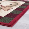 thumbnail image 2 of High Quality Woven Snowman with Square Design Border 3x5 Area Rug, 2 of 4