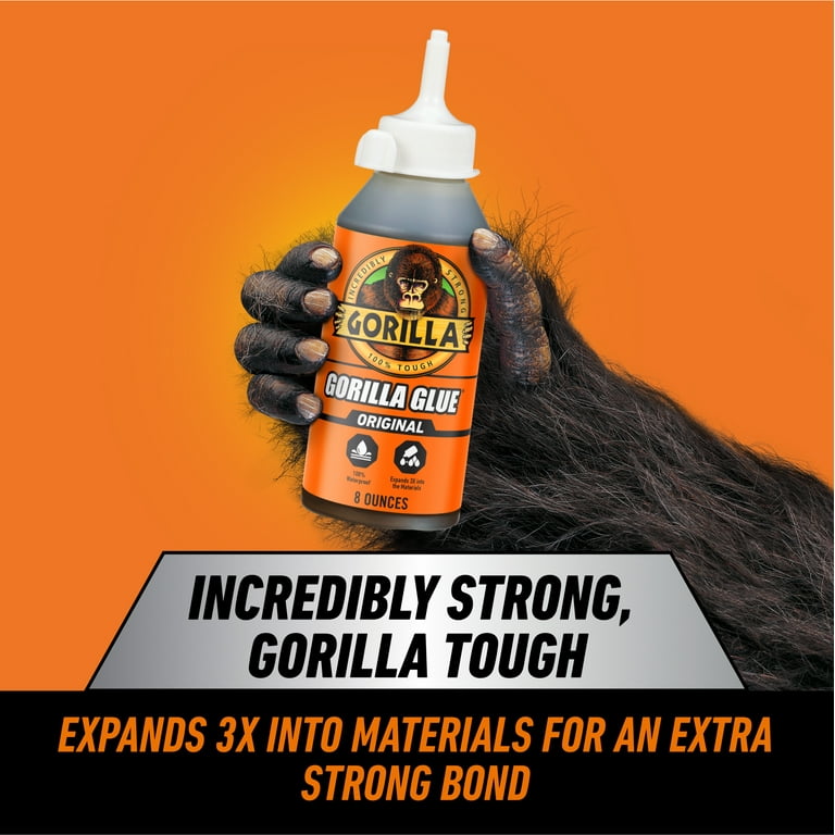 Original Gorilla Glue, 8 oz Bottle Assembled Product Weight 8 oz