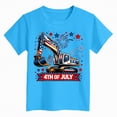 thumbnail image 4 of NIEWTR Toddler Boys Casual T-Shirts Basic Short Sleeve Crewneck Tops Soft Comfortable Tees for Home and Sleepwear（Sky Blue,3-4 Years), 4 of 4