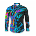 thumbnail image 1 of Camisa de manga larga con cuello abotonado para hombre, nueva moda informal para fiesta, , talla grande, 1 of 6