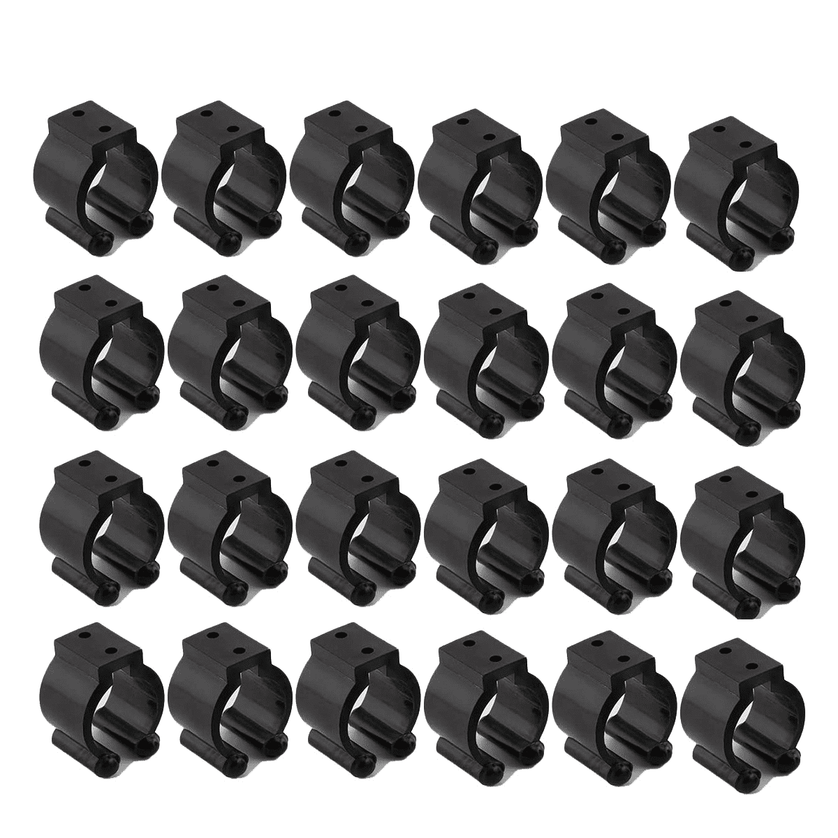 20Pc Fishing Rod Holder Stand Pole Storage Rack Tip Clamp Holder