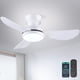 thumbnail image 1 of Ventilador de Techo Kviflon 91 cm con Luz Empotrada, Control Remoto y APP, 1 of 9