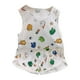 thumbnail image 1 of Odeerbi 1-10 Años Niños Niñas Conjuntos de Verano Camisetas de Tirantes de Algodón Con Estampado de Dinosaurios Pantalones Cortos Conjunto de Dos Piezas Con Estampado de Casa, 1 of 3