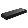 thumbnail image 5 of Stretch Dining Bench Cover Elegant Rectangle Bench Seat Slipcover - Black, 5 of 8