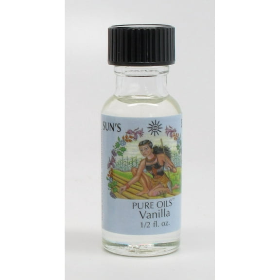 Suns Eye Vanilla Herbal Fragrance Oil - 1/2 Ounce Bottle