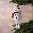 thumbnail image 4 of Christmas Tree Ornaments Hwkond Christmas Tree Hanging Decorations Angel Christmas Plush Snowman Doll Small Figurines Up To 30% Off, 4 of 6