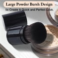 thumbnail image 2 of Brocha de maquillaje Brvlsoc retráctil Kabuki con cerdas suaves, 2 of 7