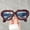 Maroon blue tablets, variant on Trendy Oversized Sunglasses for Women Men Fashion Shield Aviator Sun Glasses UV400 Protection Goggles