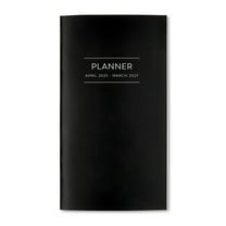 Pen+Gear April 2025-March 2027 24-Month Monthly Planner, Black, 3.75" x 6.75"