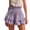 Purple, variant on Tqcoqu Flowy Shorts for Women Ruffle Skorts Mini Skirts High Waisted Tennis Skort Summer Shorts,Black Women's S-XXL