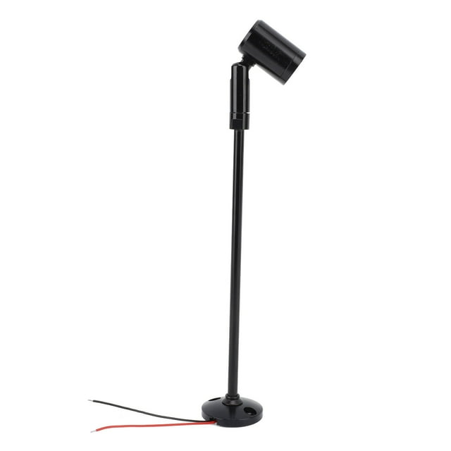 Lampe de Table Projecteur, Projecteur LED Moderne et Minimaliste, Lampe de Chevet en Aluminium Réglable à 360°, Lampe de Mât Haut Café, Mini Lampe de Vitrine Verticale Soin des Yeux Stable