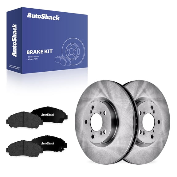 AutoShack Front Vented Brake Rotors   Premium Ceramic Pads 6-PC Brake Kit Replacement for 2009-2015 Honda Pilot 2007-2013 Acura MDX 2014-2020 Acura RLX 12.98" (329.8 mm)