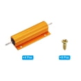 thumbnail image 4 of 100W 0.3 Ohm Aluminum Shell Resistor Housing Resistor with Screws 4Set, 4 of 7