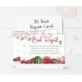 thumbnail image 4 of Inkdotpot 30Gender Neutral Watermelon Baby Shower Book Request Cards Bring A Book Instead Of A Card Baby Shower Invitations Inserts Games, 4 of 6