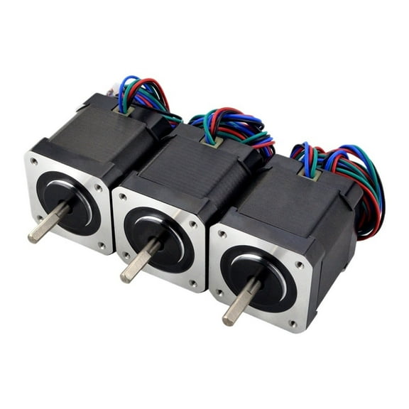 YCJYWXSR Nema 17 Stepper Motor 48mm 59Ncm 42 Motor Nema17 Step Motor 2A 1m Cable 4-lead for DIY 3D Printer CNC Robot - 17HS19-2004S1 X 3PCS