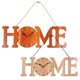 thumbnail image 3 of Reloj de pared de cáñamo retro para el hogar, reloj con letras únicas, decoración de bricolaje, sala de estar, oficina, escuela sidaley JJ23611-04B, 3 of 6