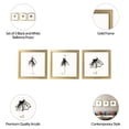 thumbnail image 2 of Sagebrook Home Set of 3 Hand Painted Ballerina Poses, Abstract Wall Art, Black and White, 2 of 11