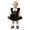 68Black62, variant on XAOFW Baby Girls Halloween Party Rompers Dress Flutter Sleeve Lapel Collar Ruffle Backless Bodysuit Breathable Onesie 18-24 Months