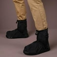 thumbnail image 5 of Thickened Waterproof Shoe Covers with Zipper Rain Shoe Covers Slip Resistance Galoshes Rain Boots Over Shoes, 5 of 8