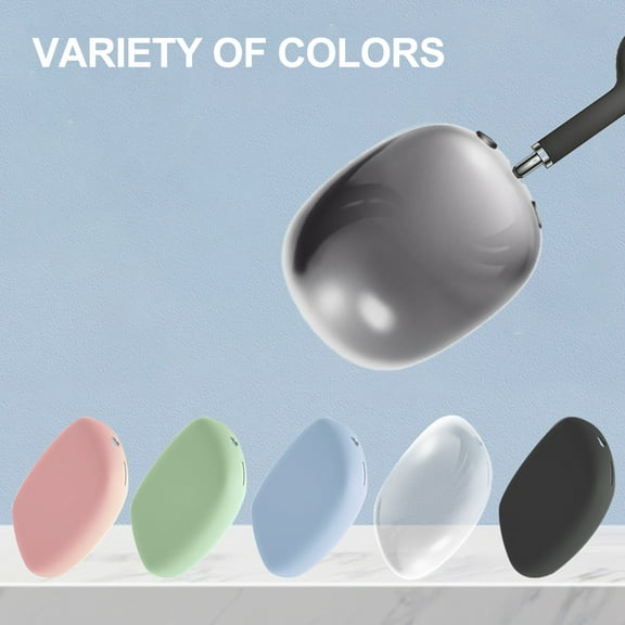 Joernso Practical Headset Case Anti-drop Silicone Wireless Bluetooth-compatible Headphones Protective Cover for Airpods max