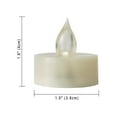 thumbnail image 2 of Candle Choice Flameless LED Battery Tealight Candles with Timer Realistic Flickering Battery Operated Tea Lights Electric Candles Size-1.5"(D)x1.5"(H) with Long Lasting Batteries Included 6-Pack, 2 of 6