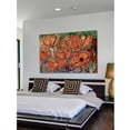 thumbnail image 4 of Sketch Cadmium Orange Painting Print on Wrapped Canvas, 4 of 7