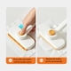 thumbnail image 5 of Trapeador de limpieza con clip de un solo clic con toalla de microfibra para la limpieza de paredes y superficies del baño, trapo doméstico compacto multiusos con mango de plástico para, 5 of 7