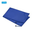 thumbnail image 3 of Unique Bargains Waterproof Zipper File Bags, A4 Document Holders for Office, Blue 3 Pack, 3 of 6