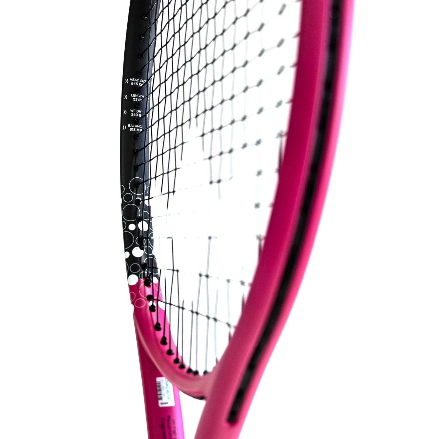 Diadem Sports Super 25" Junior Tennis Racket in Pink, Pre-Strung,Grip Size: G0,8.5oz