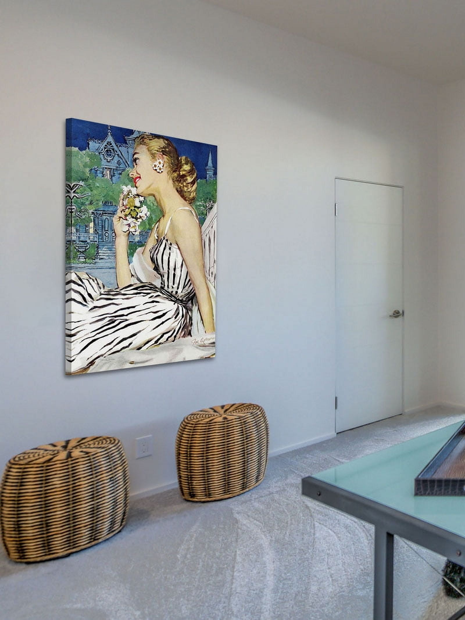"Walk to the Dance" Painting Print on Wrapped Canvas