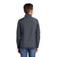 thumbnail image 2 of Port Authority Y317 Youth Core Soft Shell Jacket , Battleship Grey, M, 2 of 5