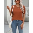 thumbnail image 5 of Zeagoo Womens Summer Short Sleeve Tops Crew Neck Lightweight Pullover Sweaters Loose Dressy Casual Blouse, 5 of 6