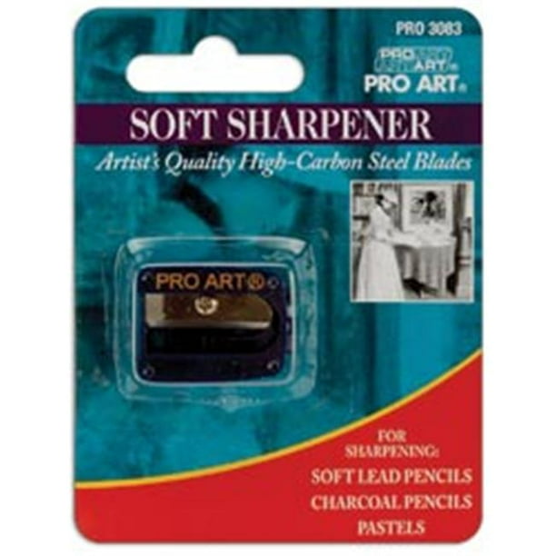 Pro Art Pencil Sharpener Soft Lead Carded